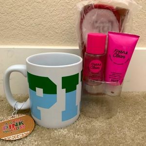 Pink Victoria secret Mug gift set